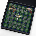 To My Beautiful Soulmate Necklace In Your Eyes I Have Found My Home Clan Spottiswood Tartan Cross Dancing Necklace