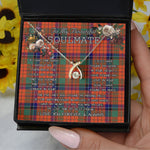 To My Beautiful Soulmate Necklace In Your Eyes I Have Found My Home Clan Nicolson Ancient Tartan Wishbone Dancing Necklace