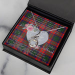 Rising Phoenix Necklace - Valentine Necklace Clan Wauchope Tartan Gift for Girlfriend, Gift for My Wife Rising Phoenix Necklace