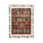 Personalized Gift Tartan Plaid Blanket Clan MacLachlan Weathered With Christmas Cookie Baking Crew Christmas Gift Blanket, Plaid Blanket, Christmas Fleece Blanket, Christmas Blanket, Tartan Blanket, Scottish Blanket, Scotland Blanket, Family Name Blanket, Custom Blanket, Personalized Blanket