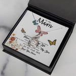 Rising Phoenix Necklace - To My Mom Necklace, I'll Be By Your Side, To My Mom Gift Neckalce