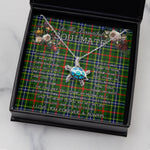Sea Turtle Necklace To My Beautiful Soulmate Necklace In Your Eyes I Have Found My Home Clan Bisset Pattern Tartan Blue Turtle Necklace