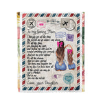 Scotstee Shop - Personalized To My Loving Mom Mothers Day Gift Fleece Blanket