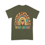 3rd Grade Teacher Rainbow Leopard Third Grade Back To School Shirt Back To School Gifts - Scotstee Shop