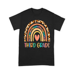3rd Grade Teacher Rainbow Leopard Third Grade Back To School Shirt Back To School Gifts - Scotstee Shop