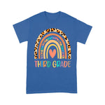 3rd Grade Teacher Rainbow Leopard Third Grade Back To School Shirt Back To School Gifts - Scotstee Shop