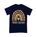 3rd Grade Teacher Rainbow Leopard Third Grade Back To School Shirt Back To School Gifts - Scotstee Shop