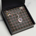 To My Beautiful Soulmate Necklace In Your Eyes I Have Found My Home Clan Lindsay Hunting Tartan Rising Phoenix Necklace