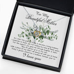 Cross Dancing Necklace - Mom Necklace, Son To My Mother Necklace On Wedding Day Gift For Mom, Mother Of The Groom Gift From Groom
