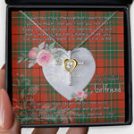 Gift For My Beautiful Girlfriend Necklace Valentine Necklace Clan MacAulay Ancient Tartan Cross Dancing Necklace Scottish Tartan Jewelry