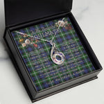 To My Beautiful Soulmate Necklace In Your Eyes I Have Found My Home Clan Baillie Tartan Rising Phoenix Necklace