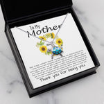 Opal Turtle Necklace - Mom Necklace, To My Mother Necklace Gift For Mom, Mother's Day Necklace From Daughter Son