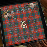 To My Beautiful Soulmate Necklace In Your Eyes I Have Found My Home Clan Chisholm Ancient Tartan Wishbone Dancing Necklace