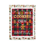Personalized Gift Tartan Plaid Blanket Clan Riddell With Christmas Cookie Baking Crew Christmas Gift Blanket, Plaid Blanket, Christmas Fleece Blanket, Christmas Blanket, Tartan Blanket, Scottish Blanket, Scotland Blanket, Family Name Blanket, Custom Blanket, Personalized Blanket
