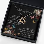 Mother's Day Necklace To My Mom Time May Fly Love Knot Necklace Forever Love Necklace