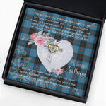 Gift For My Beautiful Girlfriend Necklace Valentine Necklace Clan Angus Ancient Tartan Cross Dancing Necklace Scottish Tartan Jewelry