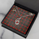 To My Beautiful Soulmate Necklace In Your Eyes I Have Found My Home Clan Stewart Stuart of Bute Tartan Rising Phoenix Necklace