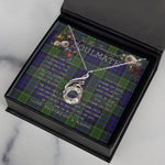 To My Beautiful Soulmate Necklace In Your Eyes I Have Found My Home Clan Newman Tartan Rising Phoenix Necklace
