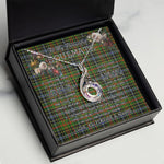 To My Beautiful Soulmate Necklace In Your Eyes I Have Found My Home Clan Walkinshaw Tartan Rising Phoenix Necklace
