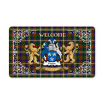 Doormat - Tartan Door Mat The Family Fraser Hunting Welcome Mat, Plaid Doormat Scottish