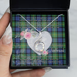 Rising Phoenix Necklace - Valentine Necklace Clan Gordon Old Ancient Tartan Gift for Girlfriend, Gift for My Wife Rising Phoenix Necklace