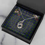 To My Beautiful Soulmate Necklace In Your Eyes I Have Found My Home Clan MacEwen Tartan Rising Phoenix Necklace