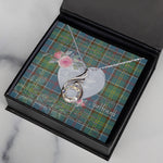 Rising Phoenix Necklace - Valentine Necklace Clan Whitelaw Tartan Gift for Girlfriend, Gift for My Wife Rising Phoenix Necklace