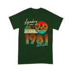 Scotstee Shop - 40Th Birthday Gifts Legendary Since July 1981 40Th Birthday Shirt Funny 40th Birthday T Shirts