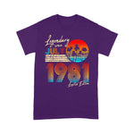 Scotstee Shop - 40Th Birthday Gifts Legendary Since July 1981 40Th Birthday Shirt Funny 40th Birthday T Shirts