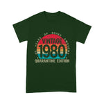 Scotstee Shop - 40th Birthday Retro Limited Edition 1980 Quarantine Birthday Shirt
