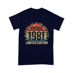 Scotstee Shop - 41 Year Old Gifts Vintage 1981 Birthday Shirt Limited Edition 41st Birthday Funny 41st Birthday T Shirts