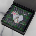 Rising Phoenix Necklace - Valentine Necklace Clan Stewart Modern Tartan Gift for Girlfriend, Gift for My Wife Rising Phoenix Necklace