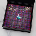 Sea Turtle Necklace To My Beautiful Soulmate Necklace In Your Eyes I Have Found My Home Clan Montgomery Tartan Blue Turtle Necklace