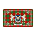 Doormat - Welcome Mat Scottish Cumming Modern Tartan Door Mat, Plaid Doormat