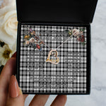 To My Beautiful Soulmate Necklace In Your Eyes I Have Found My Home Clan Scott Black White Modern Tartan Forever Love Necklace