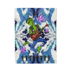 Scotstee Shop - Scotstee Shop Blanket Alien Guitar Player Hippie Fleece Blanket