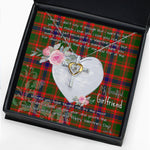 Gift For My Beautiful Girlfriend Necklace Valentine Necklace Clan Nithsdale Tartan Cross Dancing Necklace Scottish Tartan Jewelry