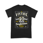 Vintage 40th Birthday For Him 1980's Aged To Perfection Birthday Shirt - Scotstee Shop
