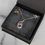 To My Beautiful Soulmate Necklace In Your Eyes I Have Found My Home Clan Brodie Hunting Tartan Rising Phoenix Necklace