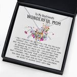Cross Dancing Necklace - Mom Necklace, Mother-In-Law Necklace, To My Boyfriend's Mom Gift Necklace