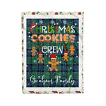 Personalized Gift Tartan Plaid Blanket Clan Graham Of Menteith Ancient With Christmas Cookie Baking Crew Christmas Gift Blanket, Plaid Blanket, Christmas Fleece Blanket, Christmas Blanket, Tartan Blanket, Scottish Blanket, Scotland Blanket, Family Name Blanket, Custom Blanket, Personalized Blanket
