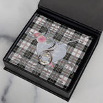 Rising Phoenix Necklace - Valentine Necklace Clan MacPherson Modern Tartan Gift for Girlfriend, Gift for My Wife Rising Phoenix Necklace