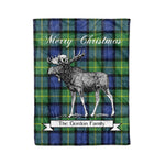 Tartan Blanket With Moose Clan Gordon Old Ancient Plaid Blanket Tartan Plaid Fleece Blanket, Christmas Blanket, tartan blanket, plaid blanket, red plaid blanket, buffalo plaid blanket, green plaid blanket, plaid fleece blanket, blue plaid blanket, red tartan blanket, tartan plaid blanket, black and white plaid blanket, christmas plaid blanket, orange plaid blanket, tartan plaid throw blanket, pink plaid blanket, brown plaid blanket, buffalo check blanket