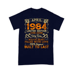 Vintage 37th Birthday April 1984 Shirt 37 Years Old Gift Birthday Shirt - Scotstee Shop