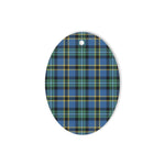 Weir Ancient Tartan Oval Ornaments, Christmas Tree Ornament, Plaid Christmas Ornaments, Ceramic Oval Christmas Tree Decoration, Tartan Oval Ornaments, Christmas Tree Ornament, Plaid Christmas Ornaments, Ceramic Oval Christmas Tree Decoration