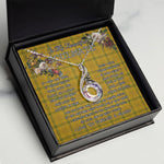 To My Beautiful Soulmate Necklace In Your Eyes I Have Found My Home Clan Houston Tartan Rising Phoenix Necklace