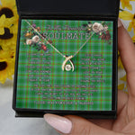 To My Beautiful Soulmate Necklace In Your Eyes I Have Found My Home Clan Cranstoun Ancient Tartan Wishbone Dancing Necklace