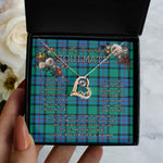 To My Beautiful Soulmate Necklace In Your Eyes I Have Found My Home Clan Flower Of Scotland Tartan Forever Love Necklace