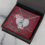 Rising Phoenix Necklace - Valentine Necklace Clan Rait Tartan Gift for Girlfriend, Gift for My Wife Rising Phoenix Necklace