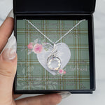Rising Phoenix Necklace - Valentine Necklace Clan Kelly Tartan Gift for Girlfriend, Gift for My Wife Rising Phoenix Necklace